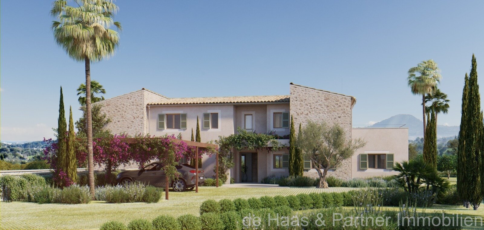 Neubaufinca mit Meer - Weitblick und in unmittelbarer Golfplatznähe