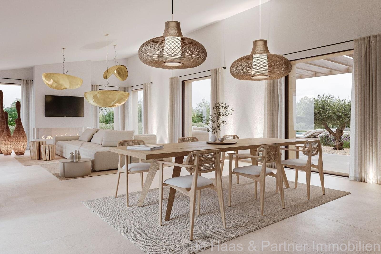 Erstklassige Designervilla mit XL - Pool in traumhafter Landschaft