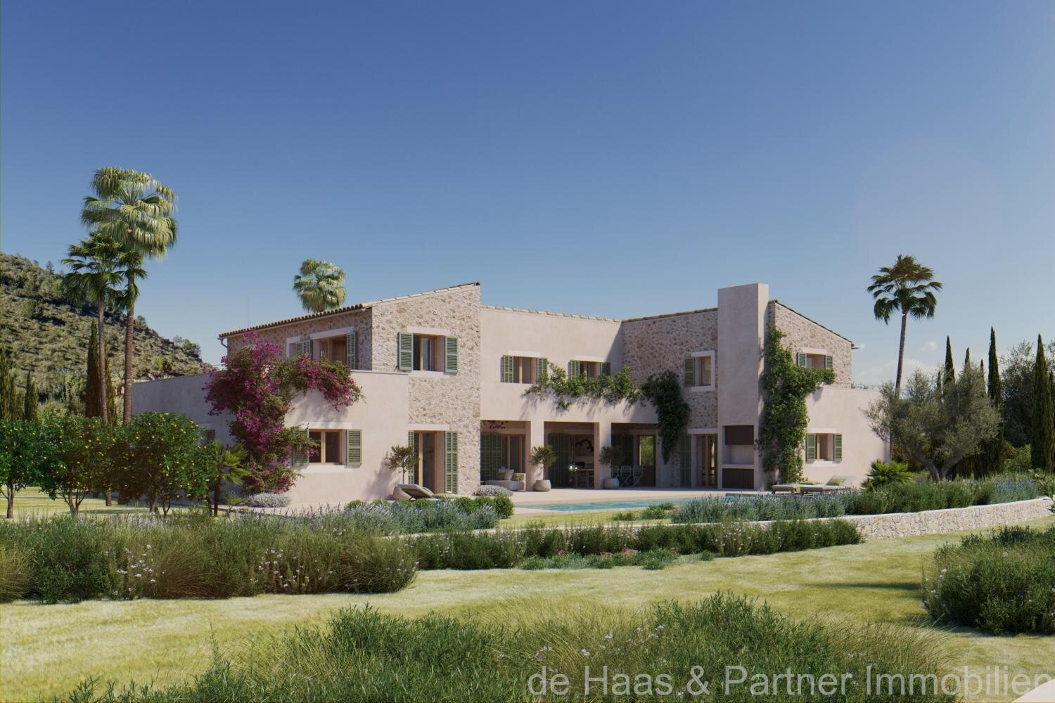 Son Servera: Newly built finca with sea views and close to a golf course 