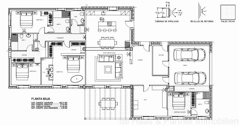 Luxurious finca with sea views in S'Horta and close to the Val d'Or golf course