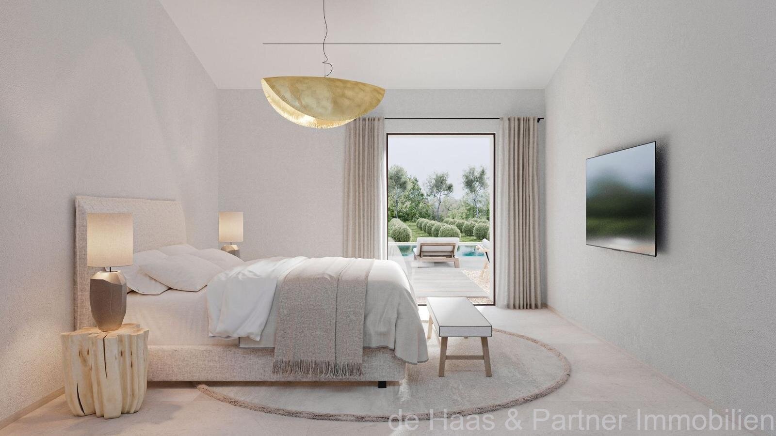 First-class designer villa with XL pool in a dreamlike landscape 