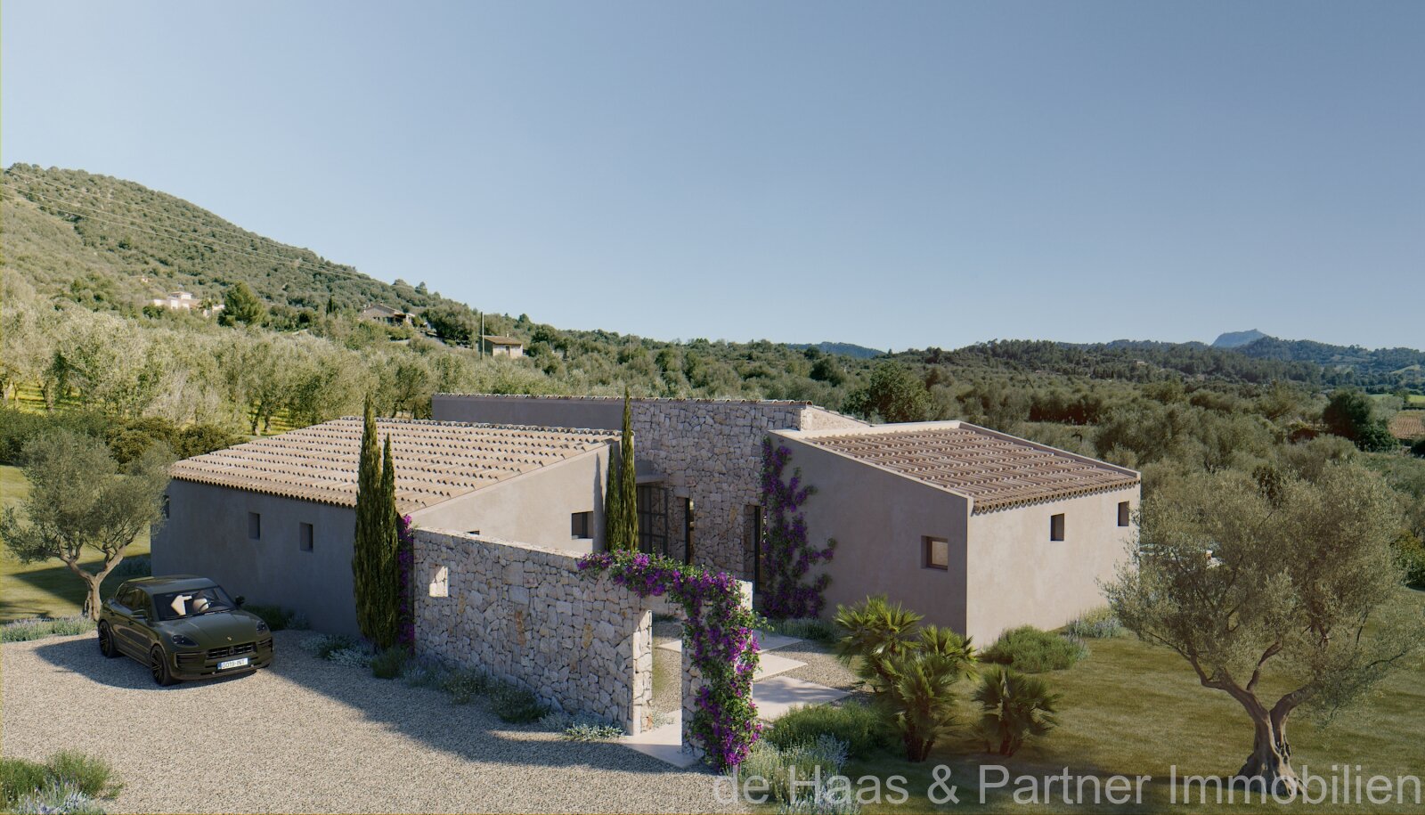 Newly built finca with beautiful views of the Levante mountains