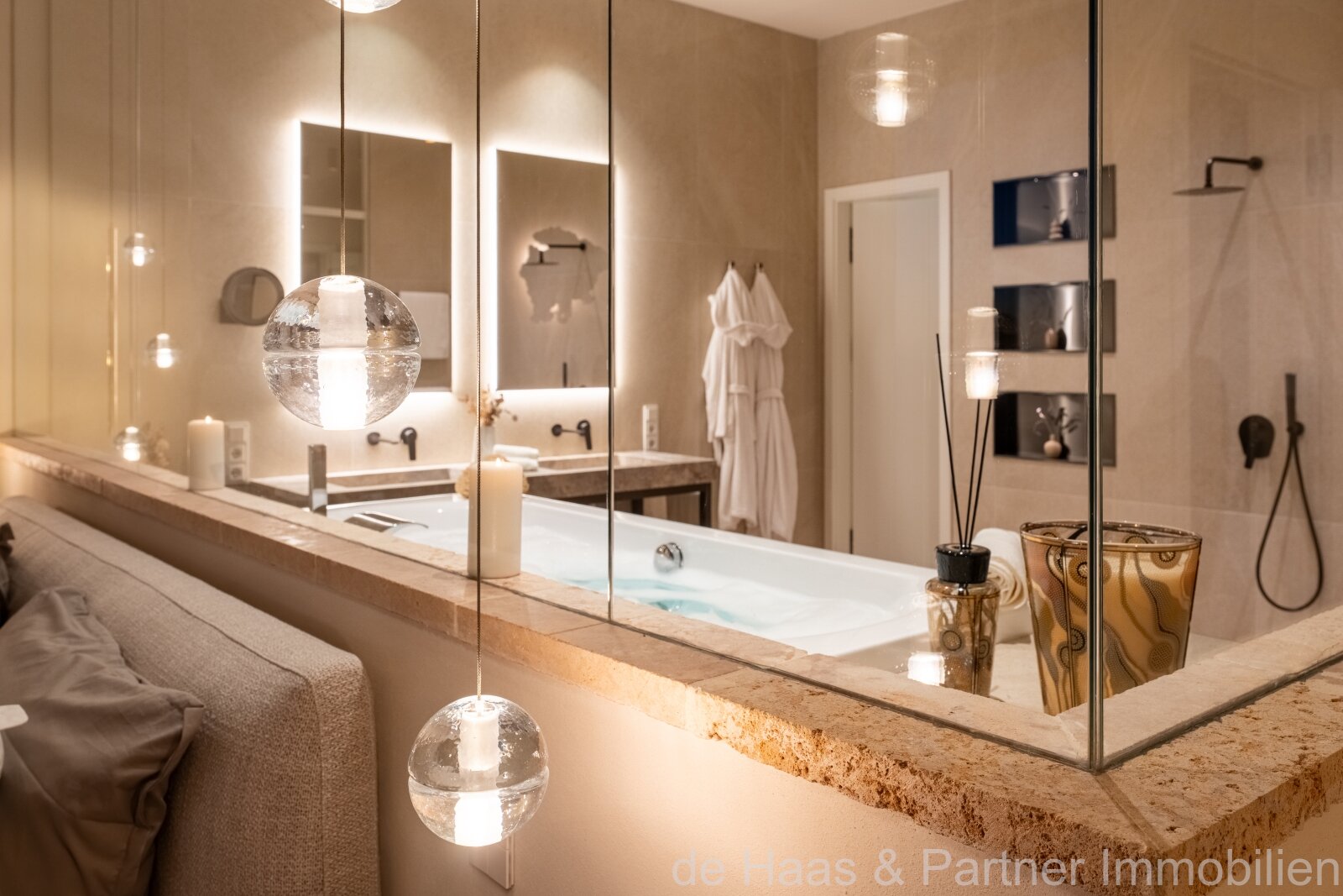 Luxury townhouse near Es Trenc beach with unobstructed sea views and outstanding build quality