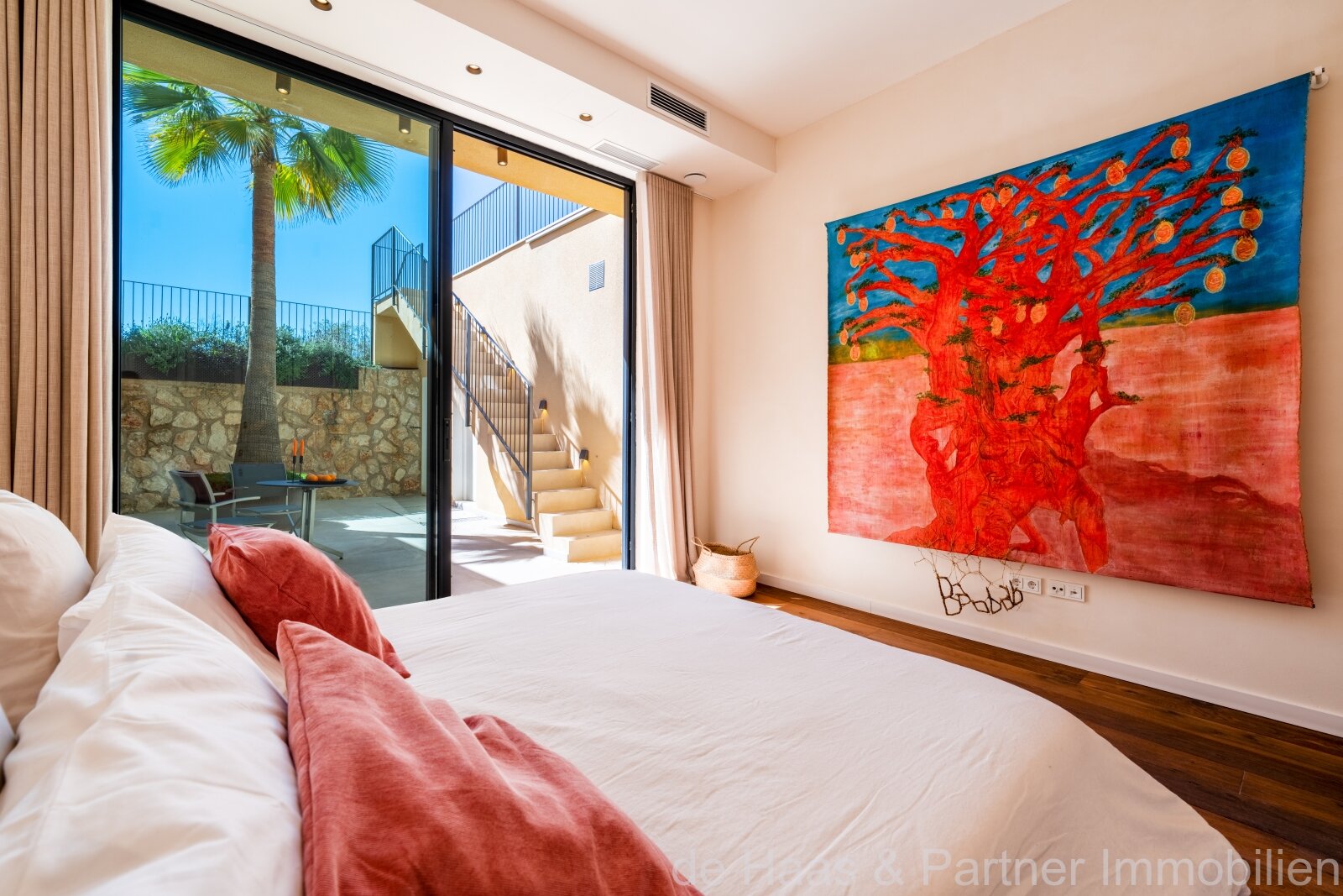 Luxury townhouse near Es Trenc beach with unobstructed sea views and outstanding build quality