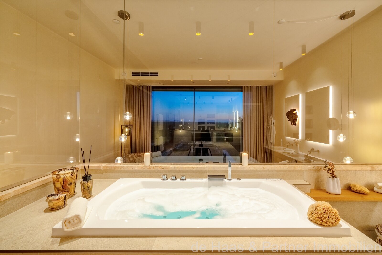 Luxury townhouse near Es Trenc beach with unobstructed sea views and outstanding build quality