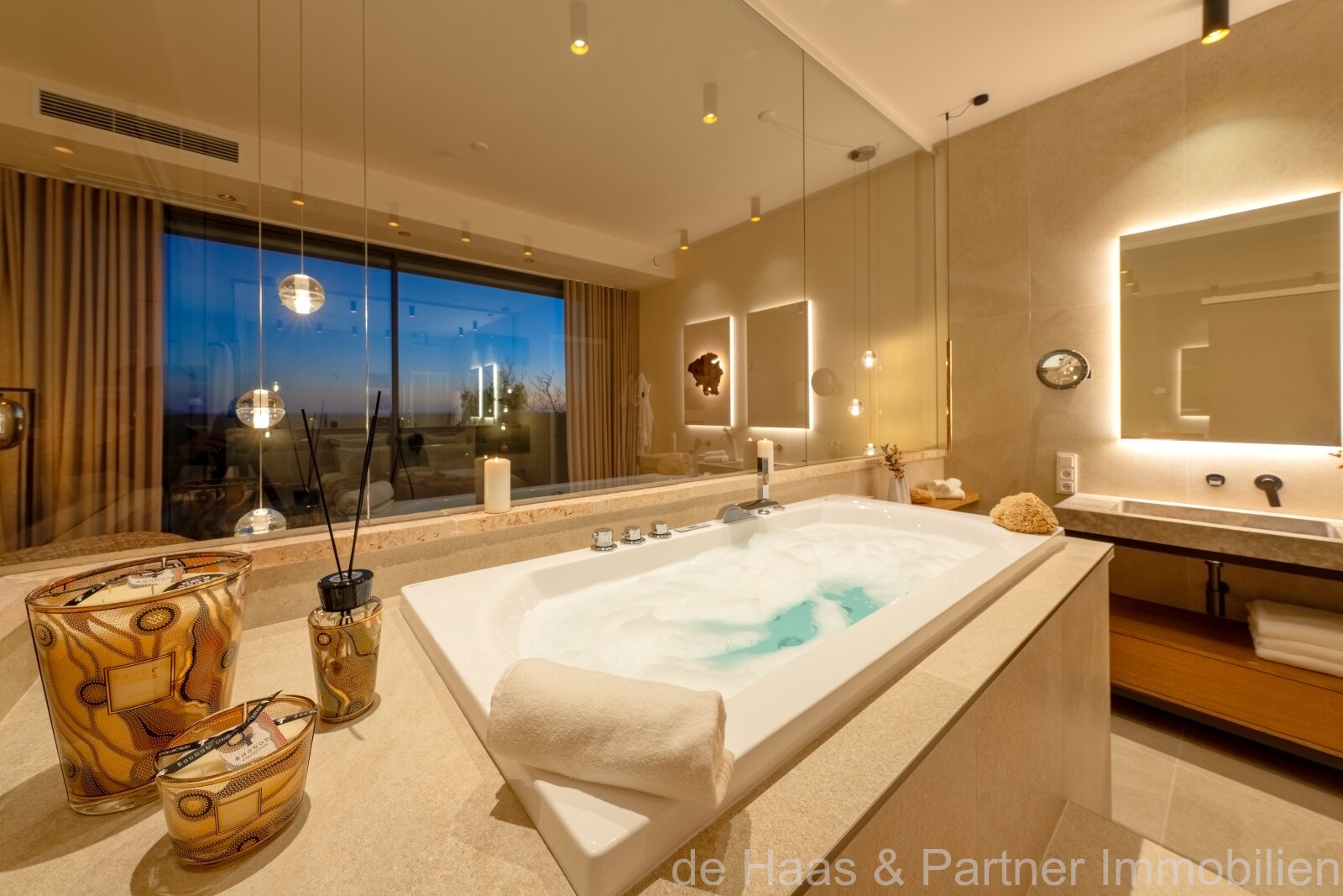 Luxury townhouse near Es Trenc beach with unobstructed sea views and outstanding build quality