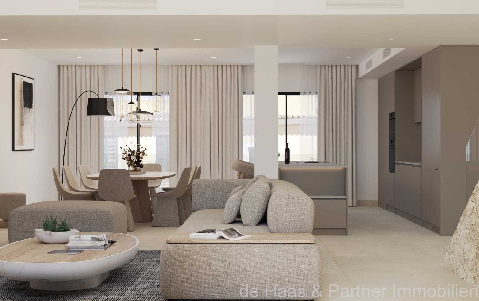 Penthouse with excellent quality, underground parking space and lift in Artà.