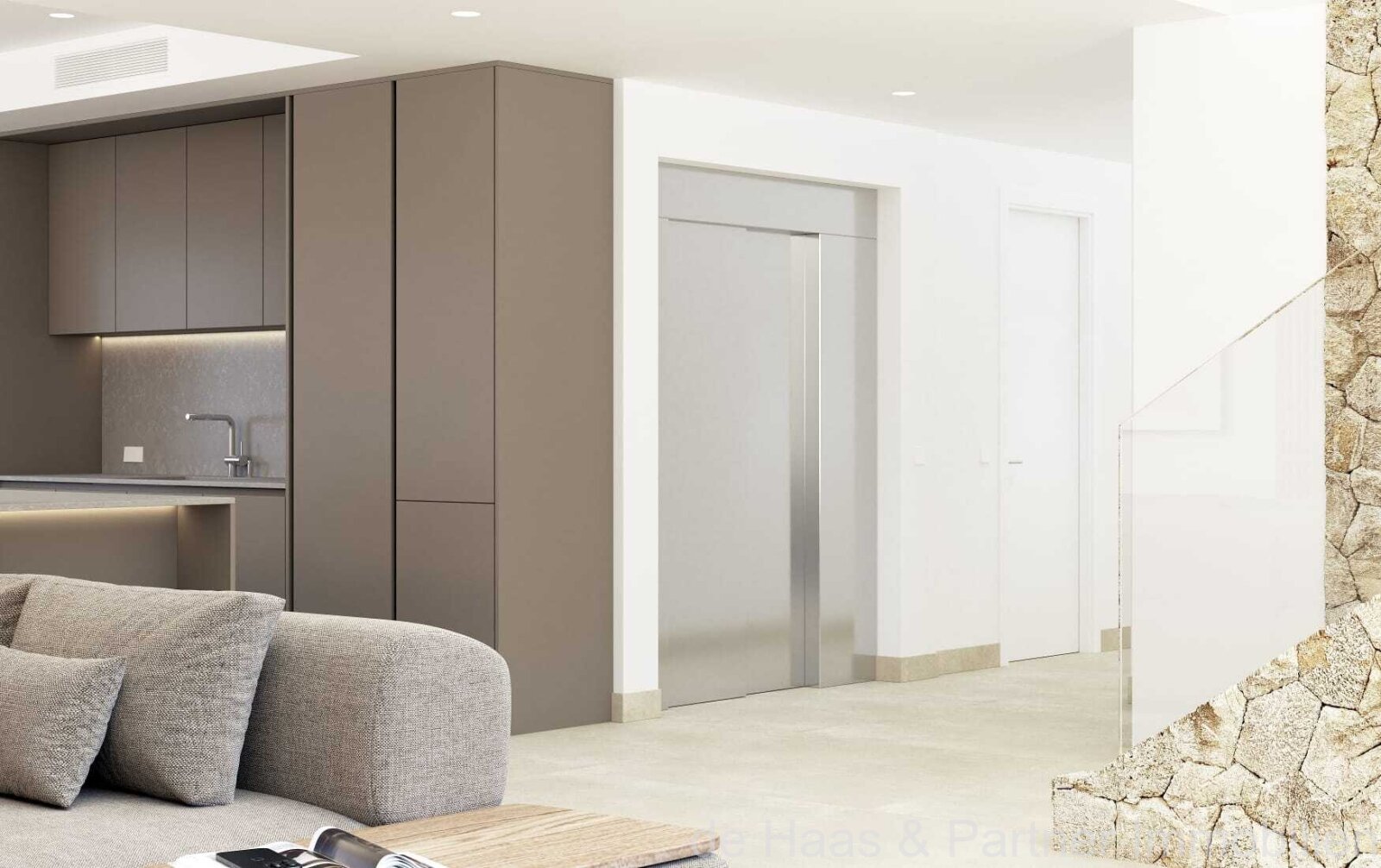 Penthouse with excellent quality, underground parking space and lift in Artà.