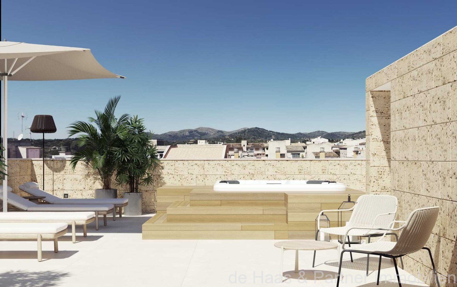 Penthouse with excellent quality, underground parking space and lift in Artà.