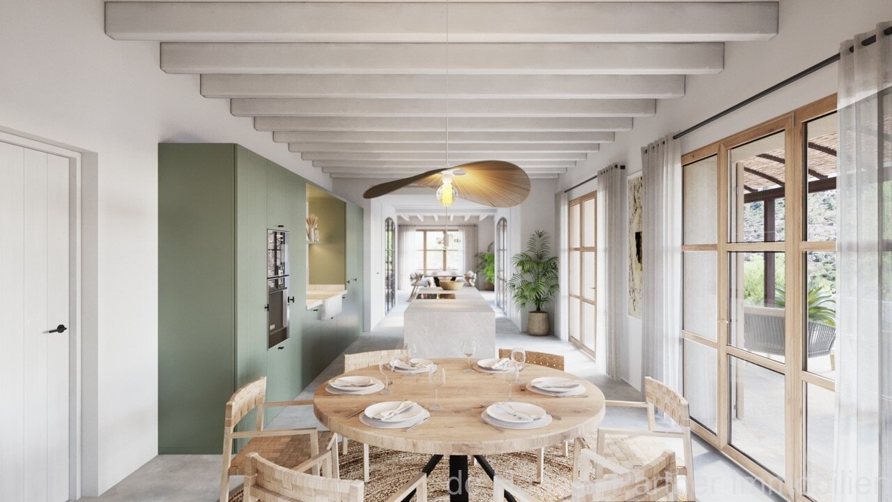 Exclusive new-build finca with far-reaching views and close to the town