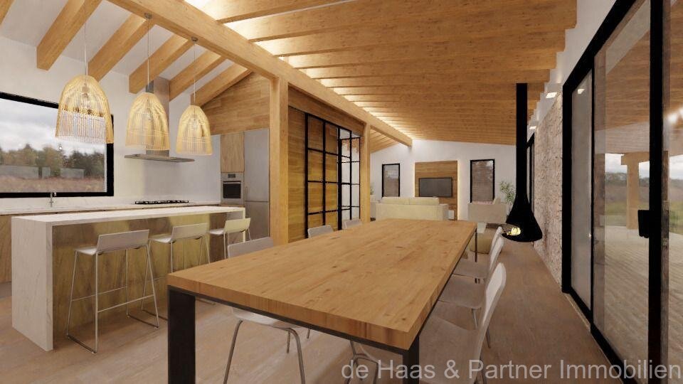 Finca de nueva construcción con hermosas vistas panorámicas a los viñedos cercanos