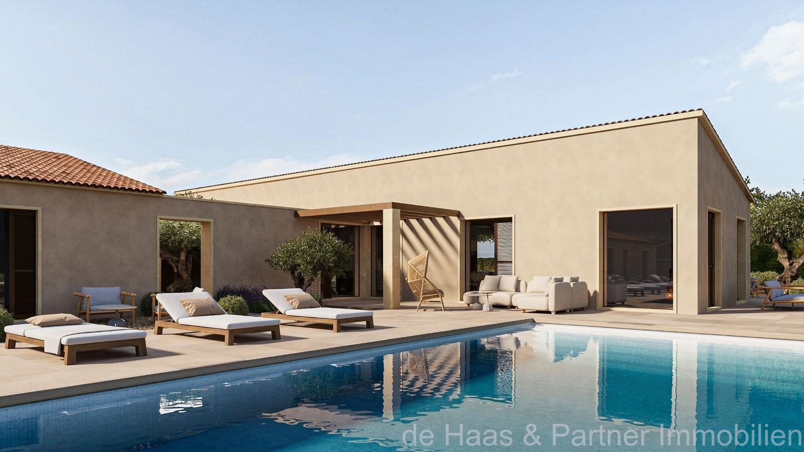 Villa de diseño de primera clase con piscina XL en un paisaje de ensueño 