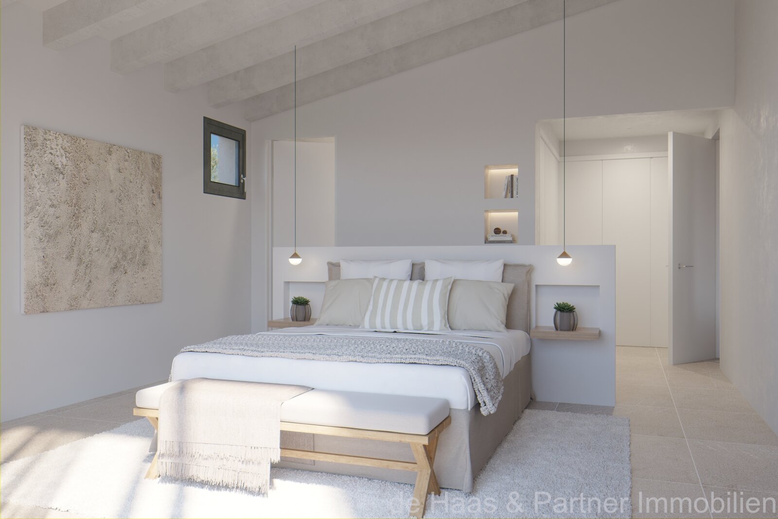 Finca de nueva construcción con hermosas vistas panorámicas a las montañas del Levante