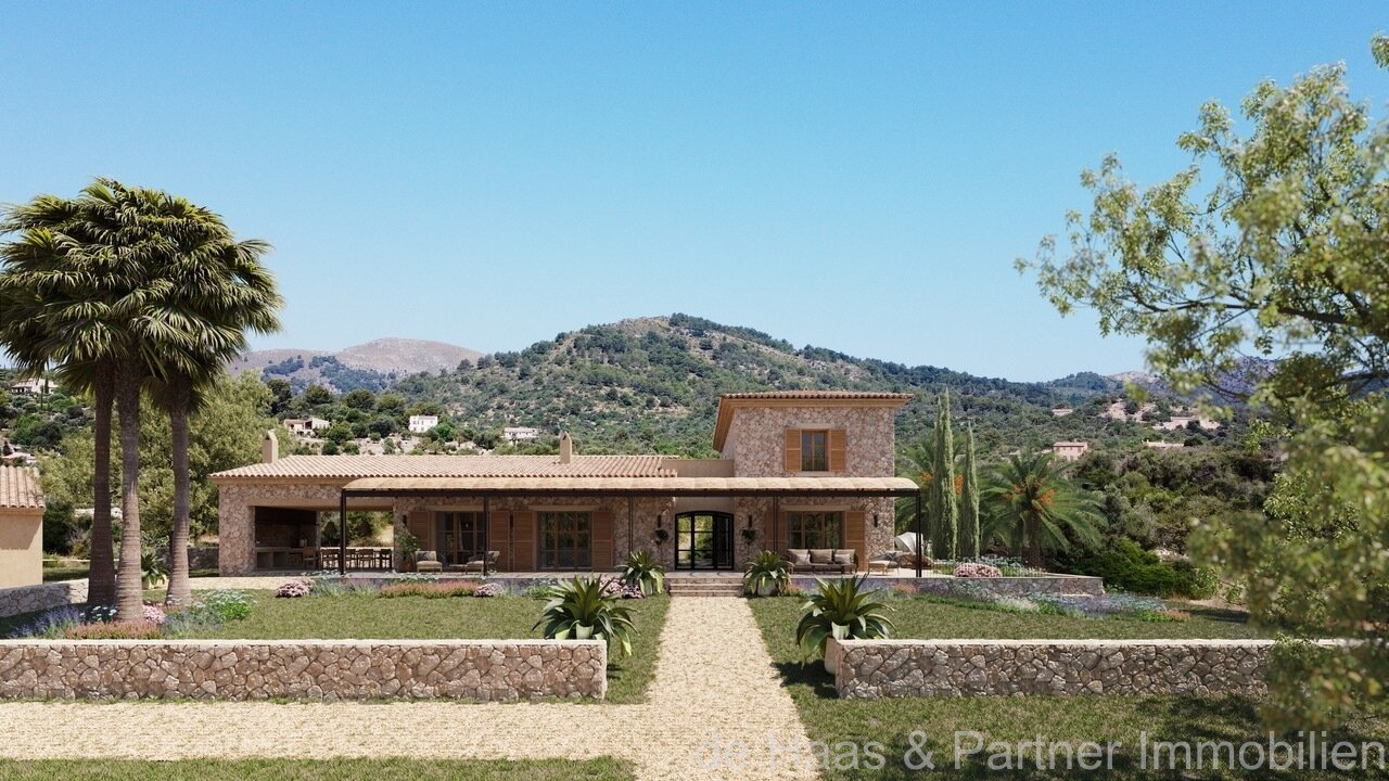 Exclusiva finca de nueva construcción con amplias vistas y cerca del pueblo