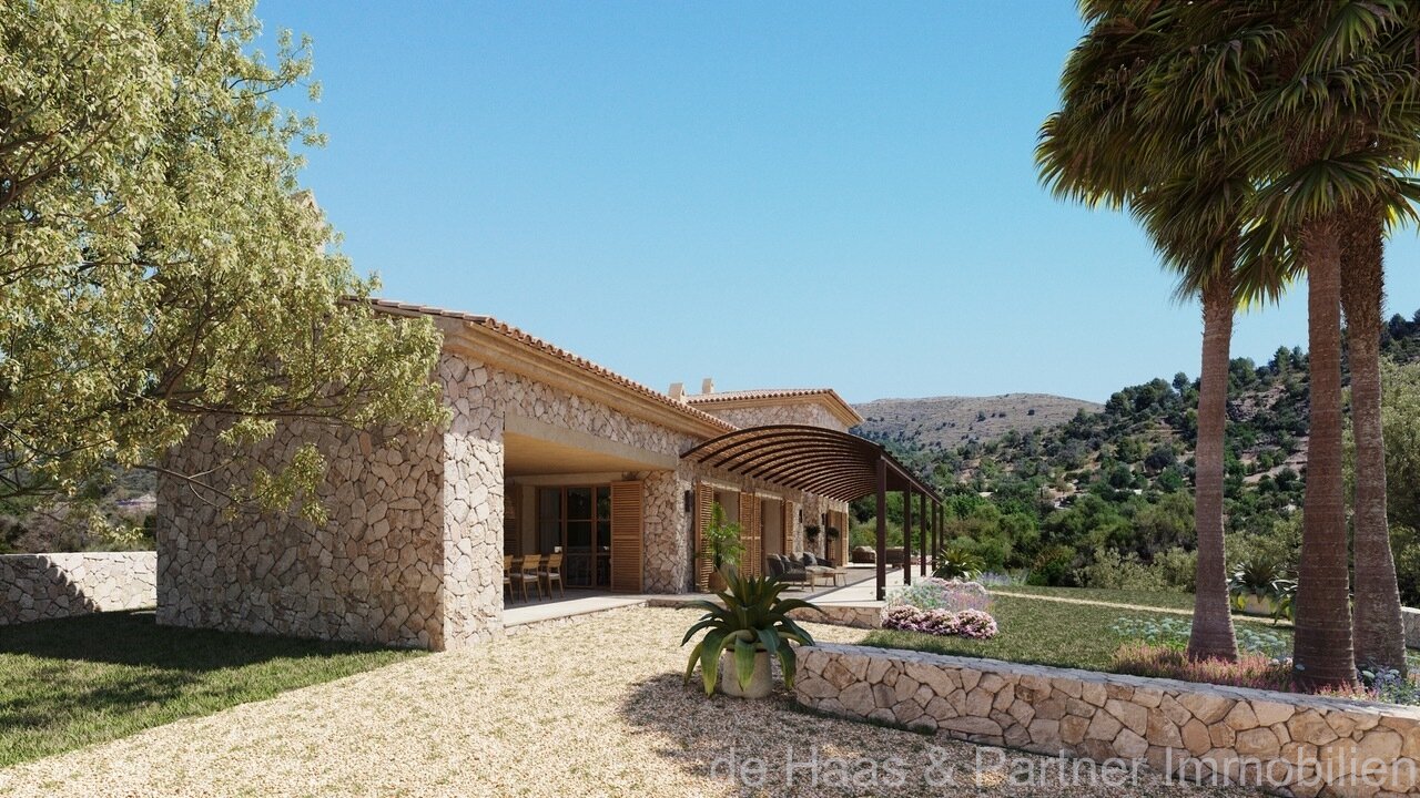 Exclusiva finca de nueva construcción con amplias vistas y cerca del pueblo