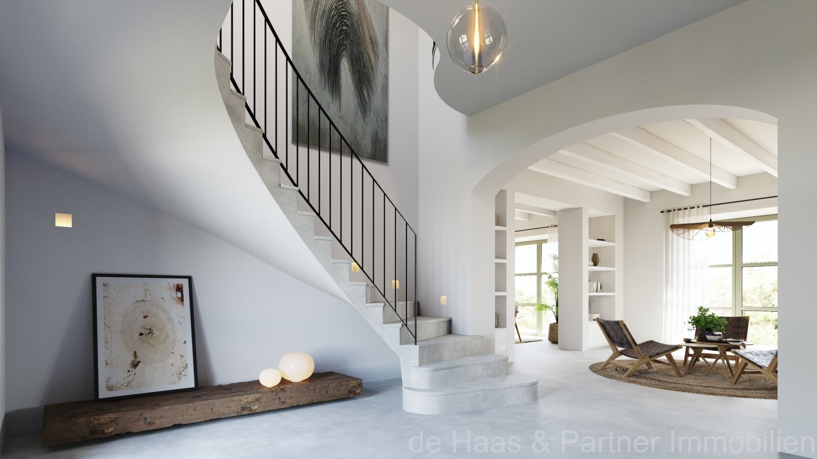 Parcela con proyecto de construcción aprobado, vistas lejanas y cerca del pueblo