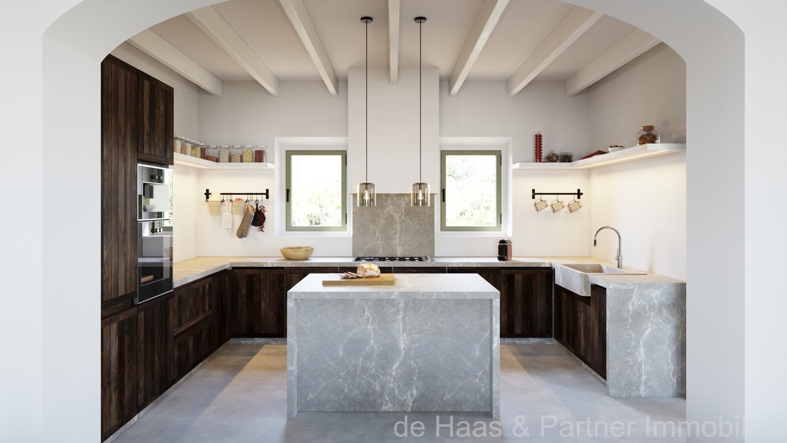 Parcela con proyecto de construcción aprobado, vistas lejanas y cerca del pueblo