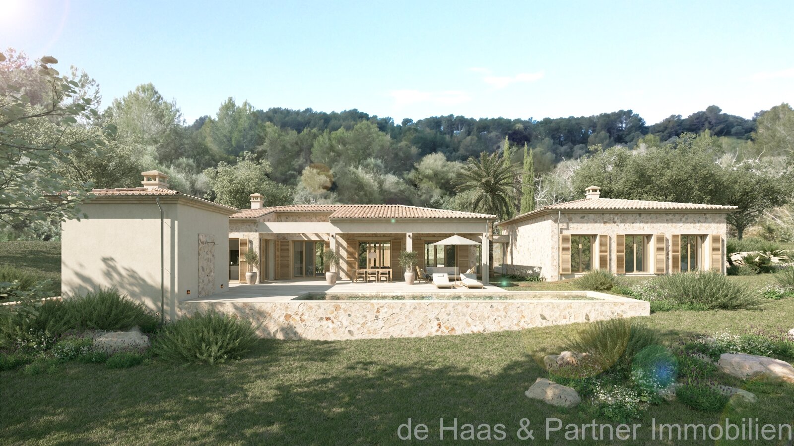 Parcela con proyecto de construcción aprobado y cerca del pueblo